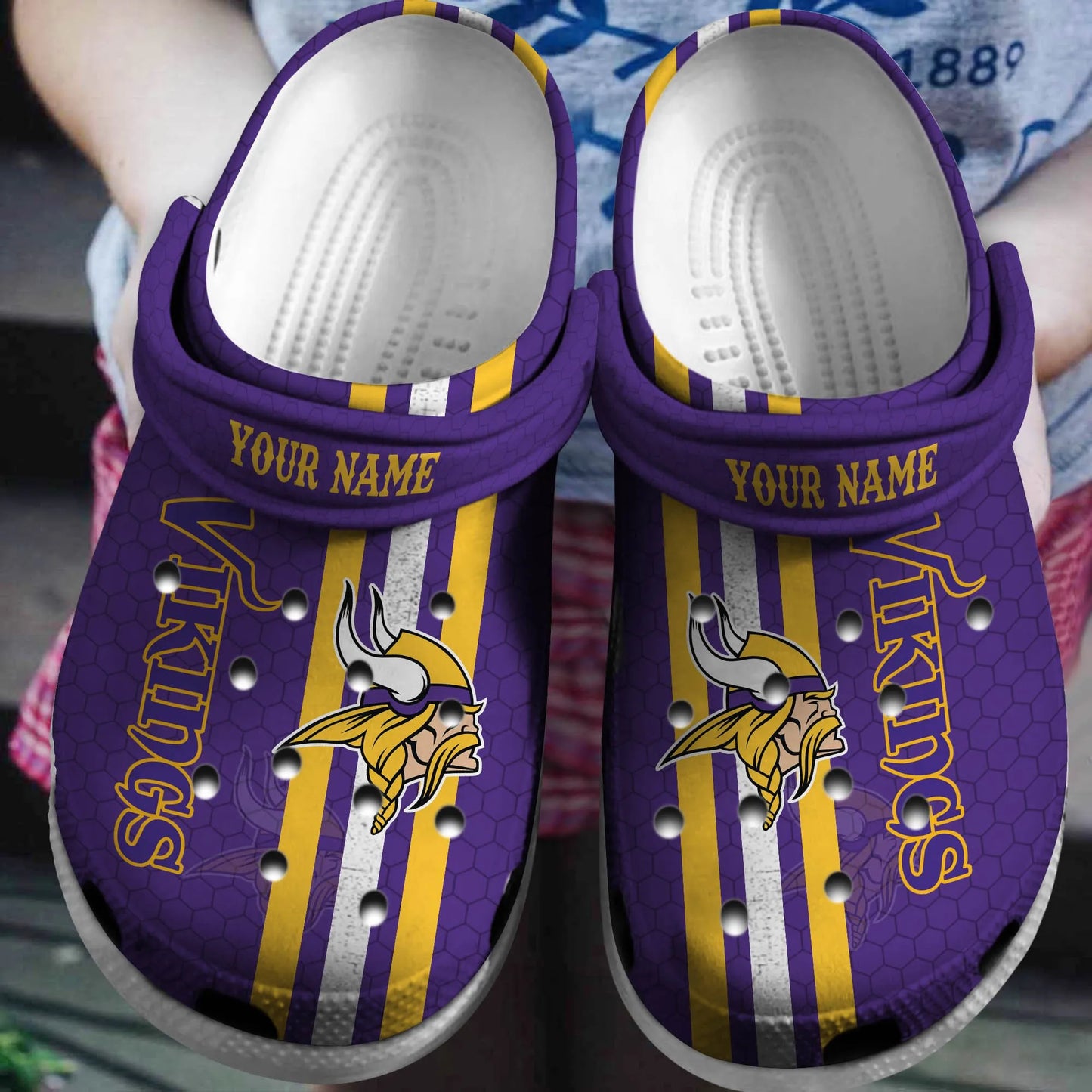 Minnesota Vikings Clogs Shoes AZBTCL000045