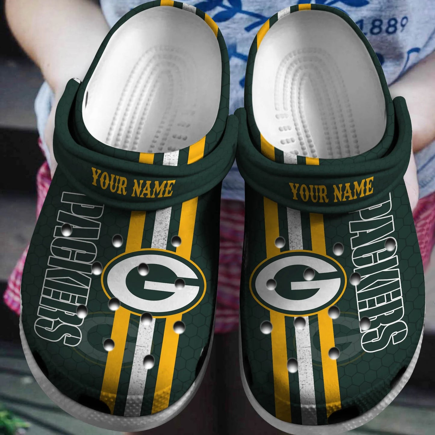 Green Bay Packers Clogs Shoes AZBTCL000012
