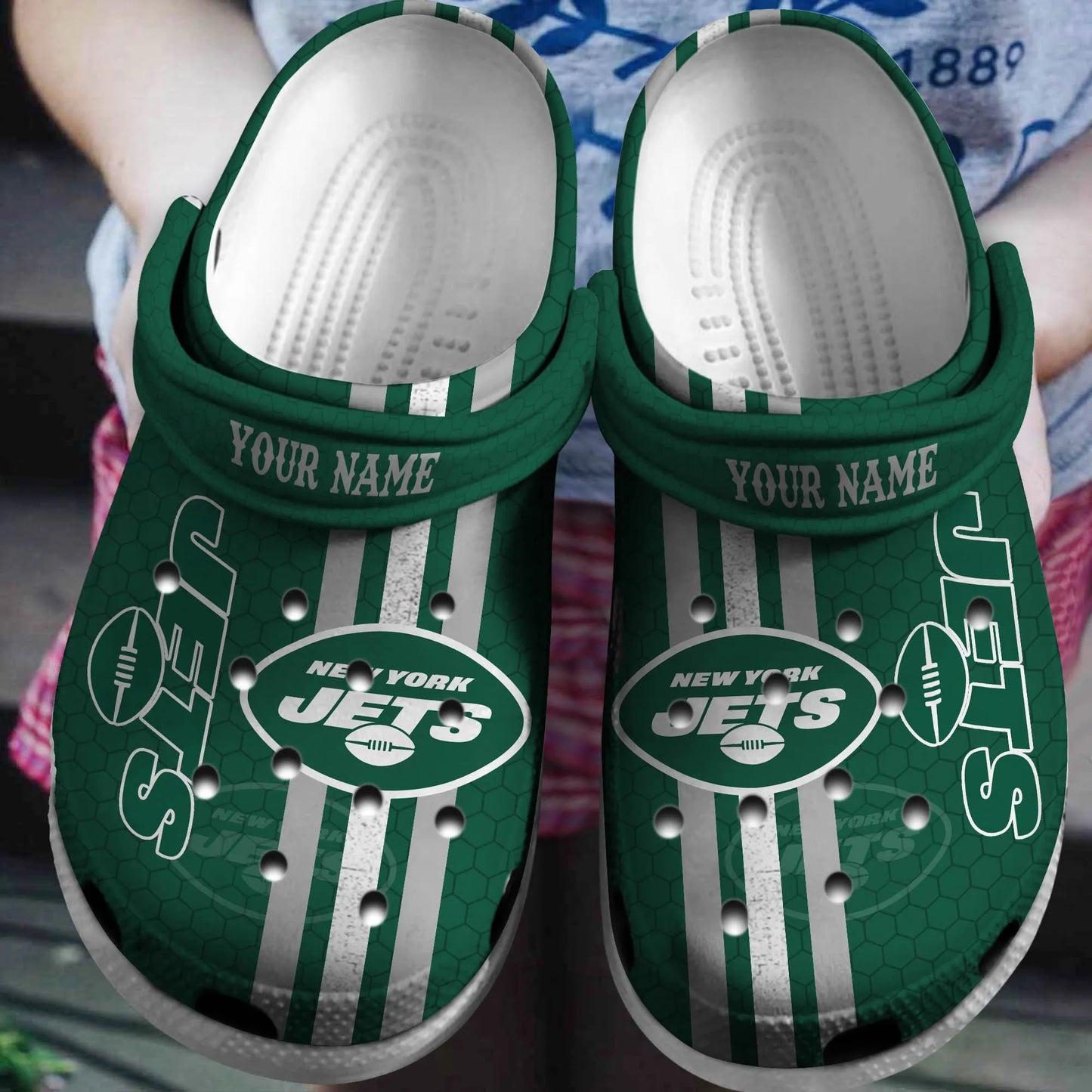 New York Jets Clogs Shoes AZBTCL000006