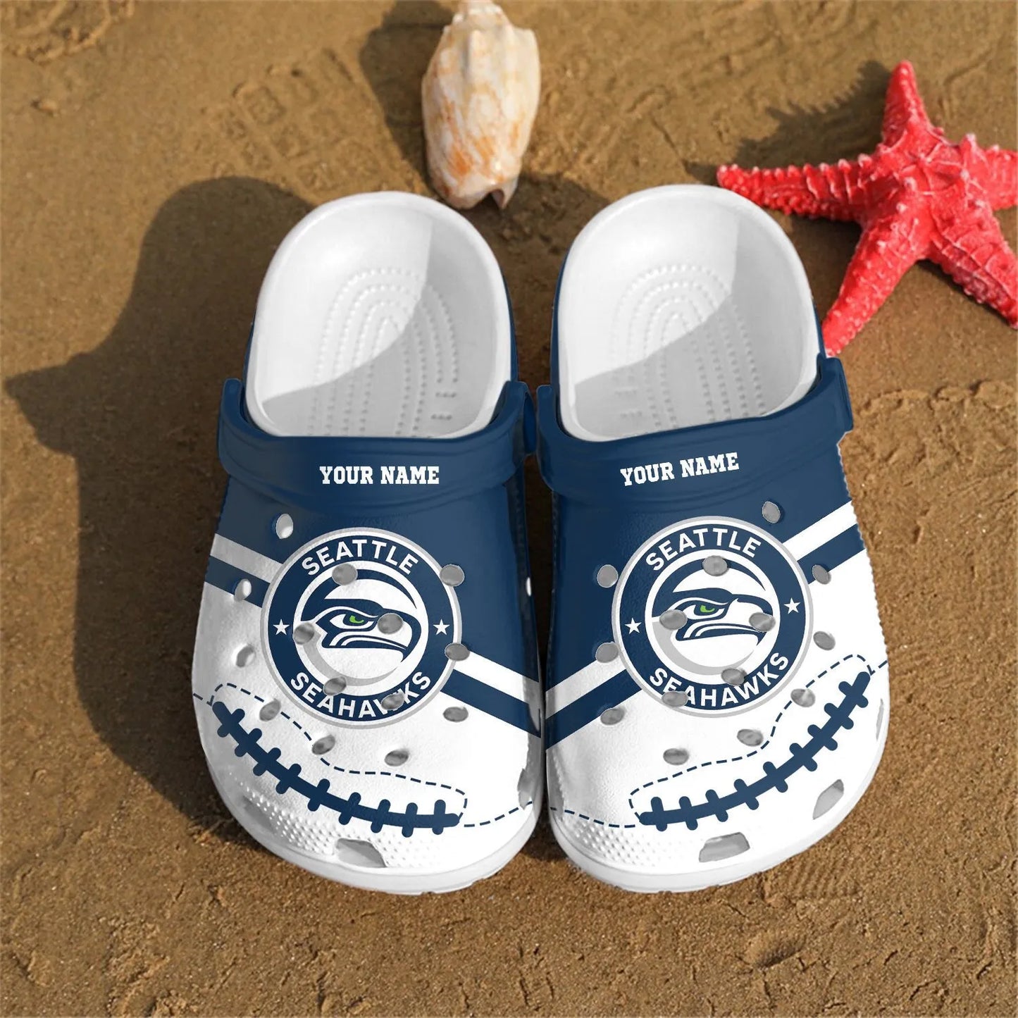 Seattle Seahawks Clogs Shoes AZBTCL000035