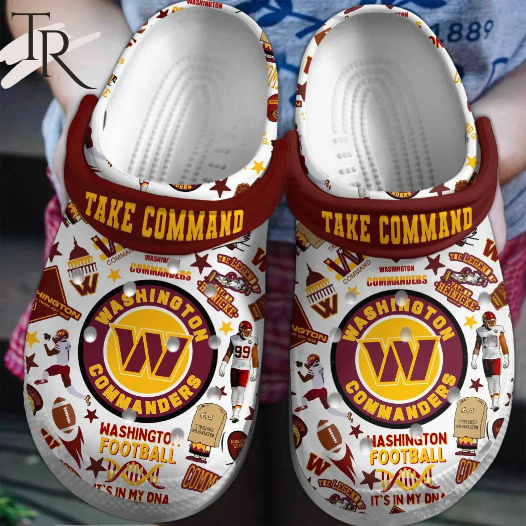 Washington Commanders Clogs Shoes AZBTCL000027