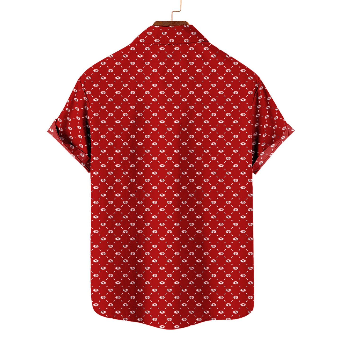 San Francisco 49ers Summer Hawaiian Shirt Logo D2 AZBTHWS000109