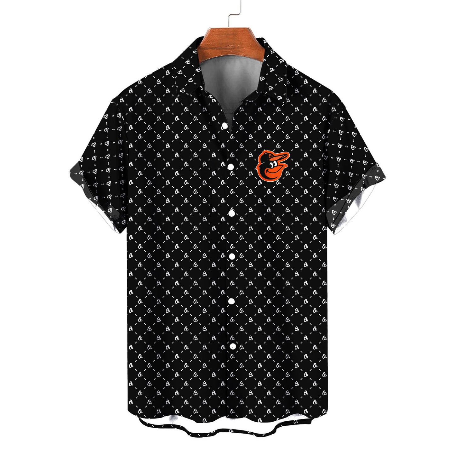 Baltimore Orioles Summer Hawaiian Shirt Logo D2 AZBTHWS000132