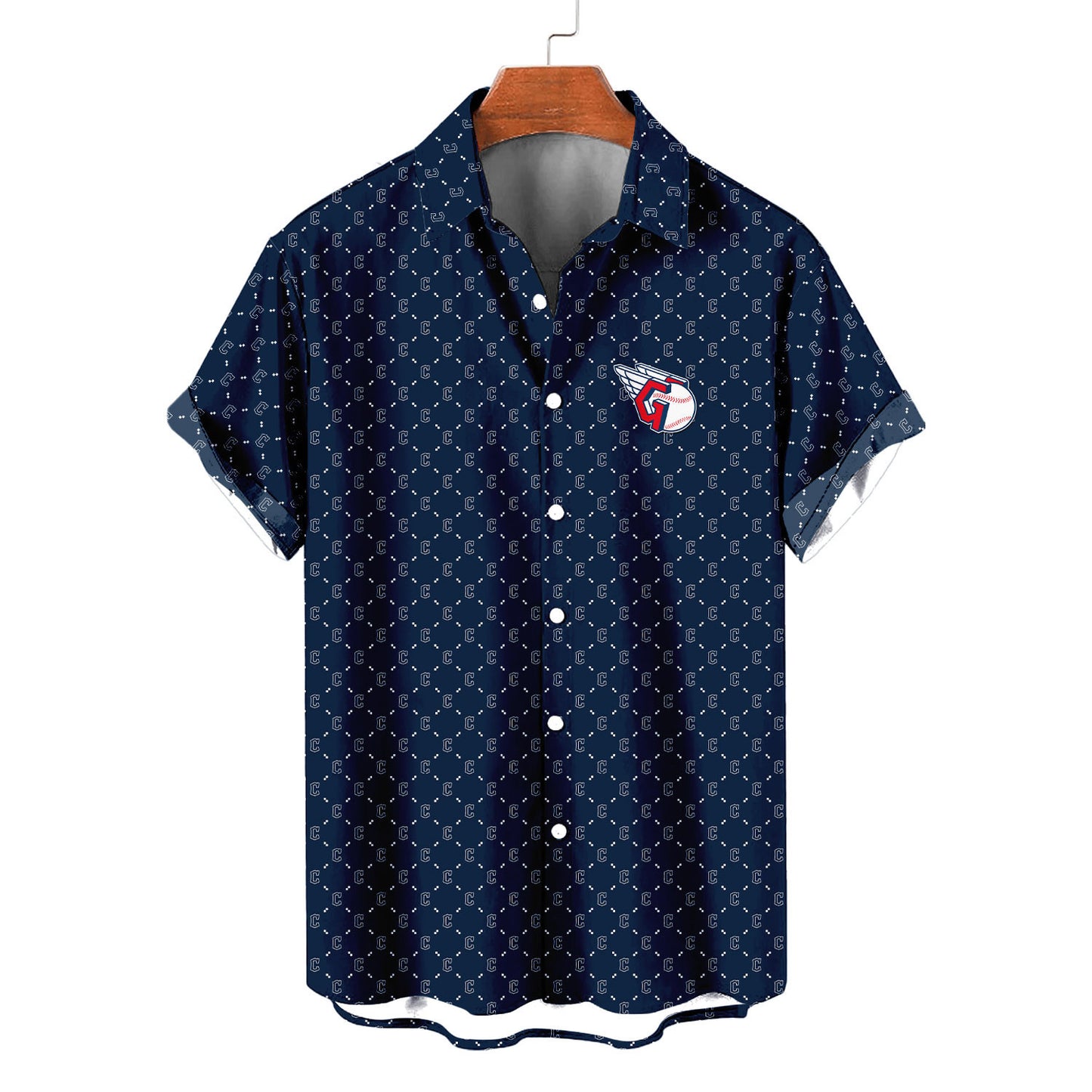 Cleveland Guardians Summer Hawaiian Shirt Logo D2 AZBTHWS000159