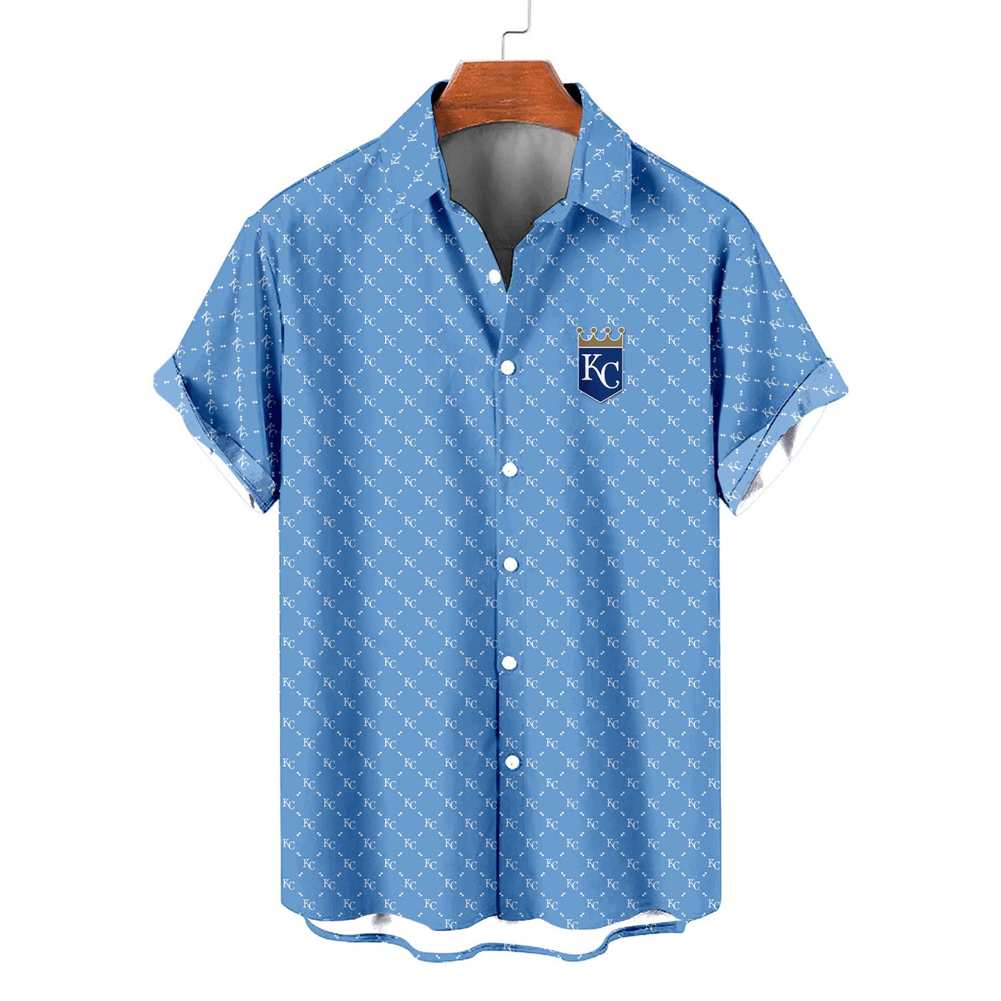 Kansas City Royals Summer Hawaiian Shirt Logo D2 AZBTHWS000143