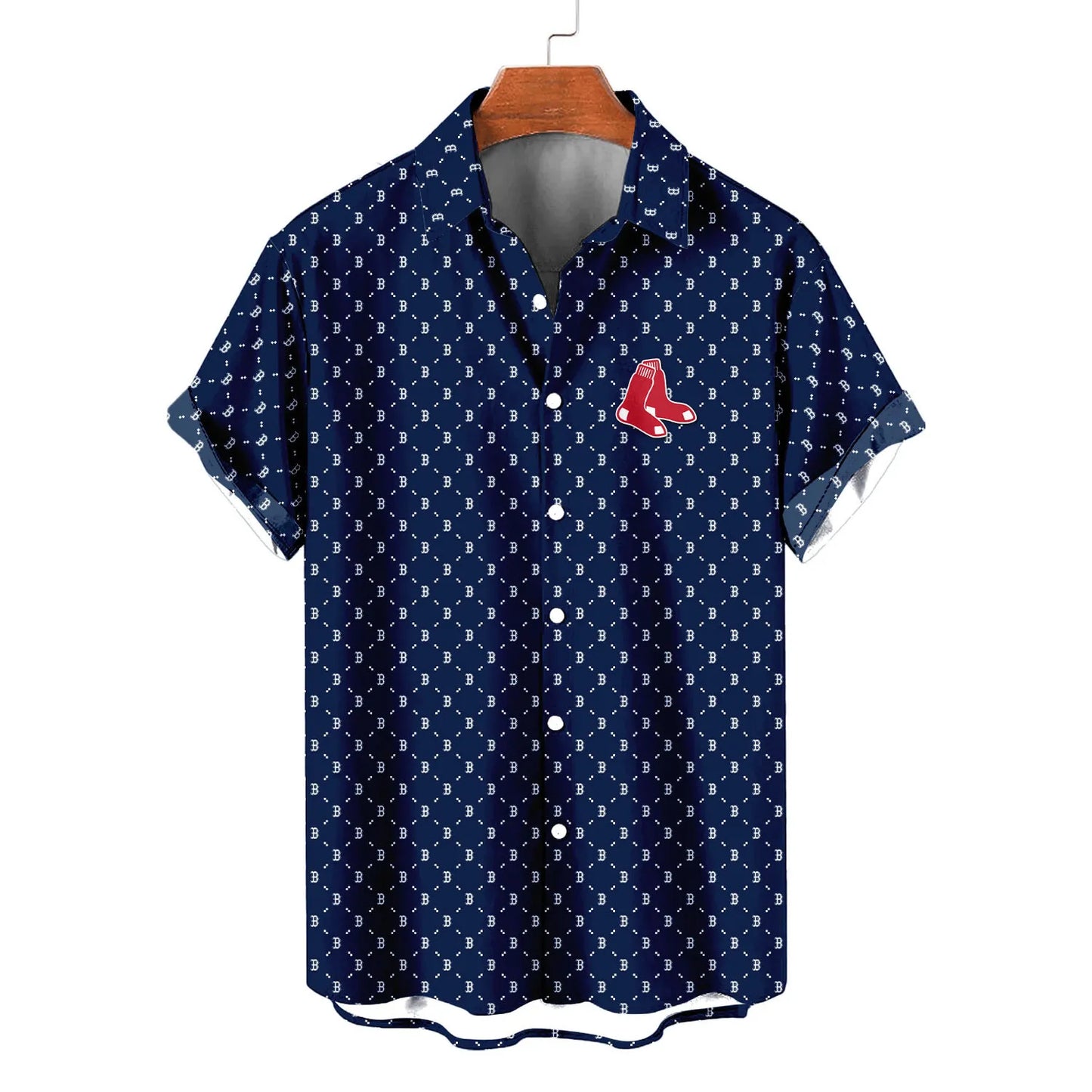 Boston Red Sox Summer Hawaiian Shirt Logo D2 AZBTHWS000152