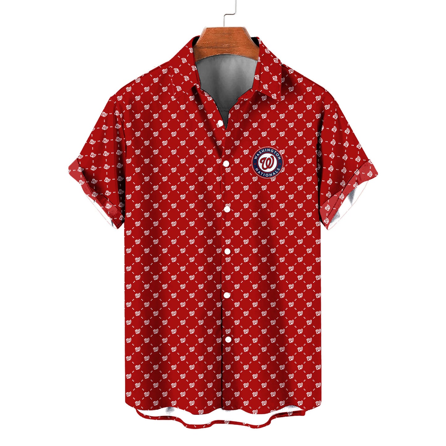 Washington Nationals Summer Hawaiian Shirt Logo D2 AZBTHWS000137