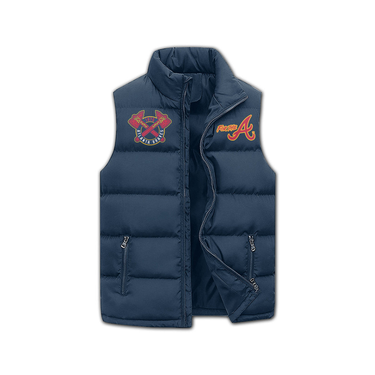 Atlanta Braves Premium Sleeveless Puffer Jacket New Collection AZBTSPFJ000066