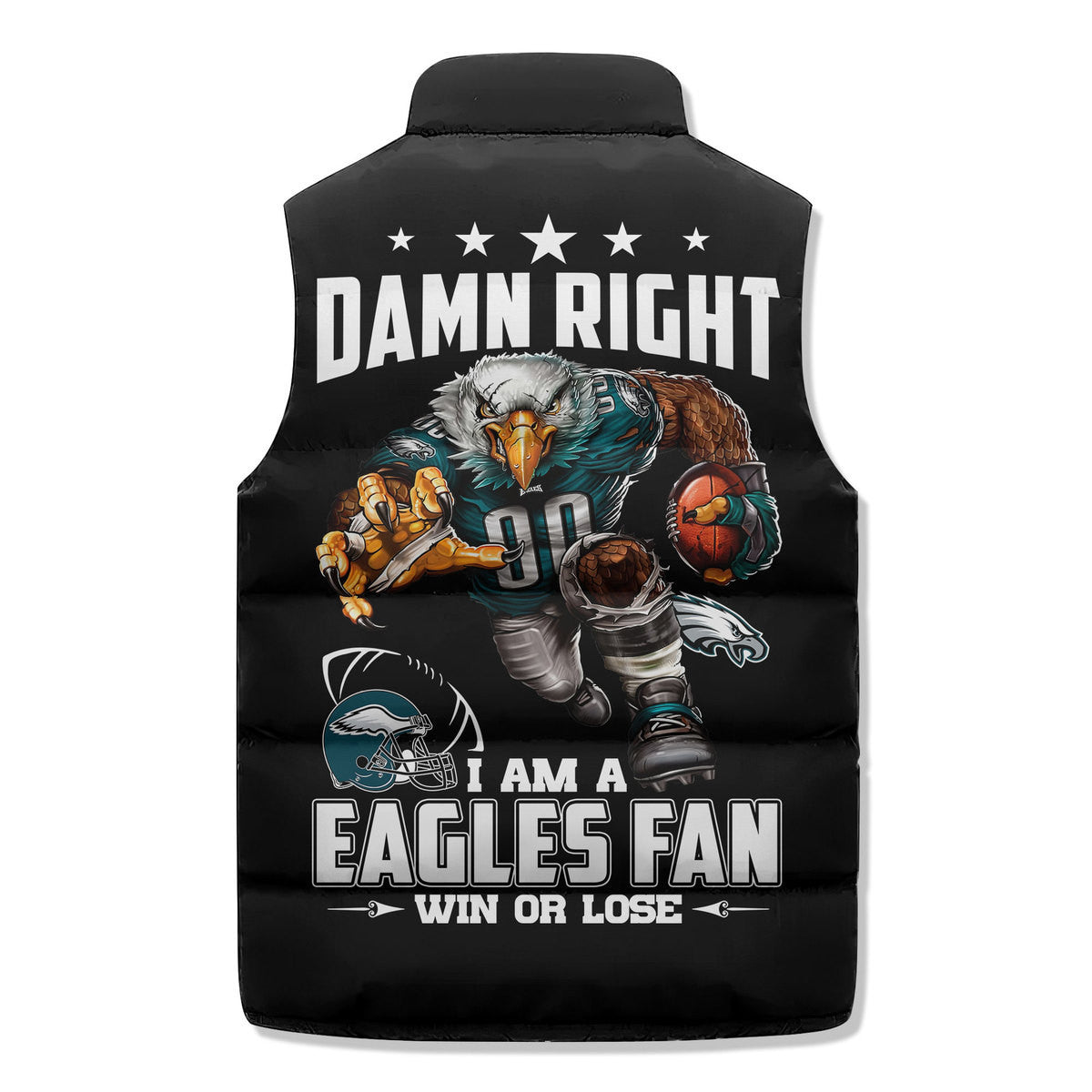 Philadelphia Eagles Premium Sleeveless Puffer Jacket New Collection AZBTSPFJ000002