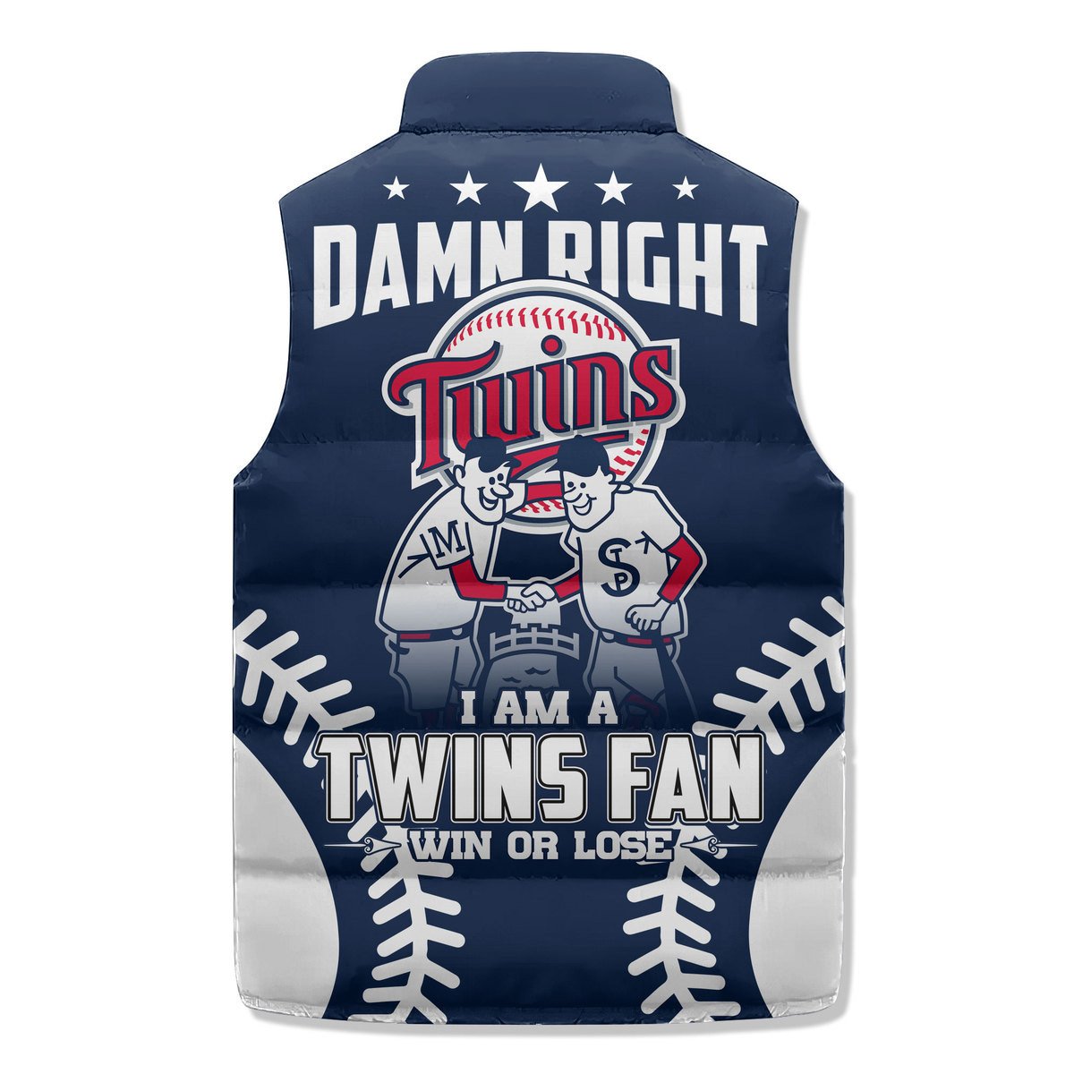 Minnesota Twins Premium Sleeveless Puffer Jacket New Collection AZBTSPFJ000068