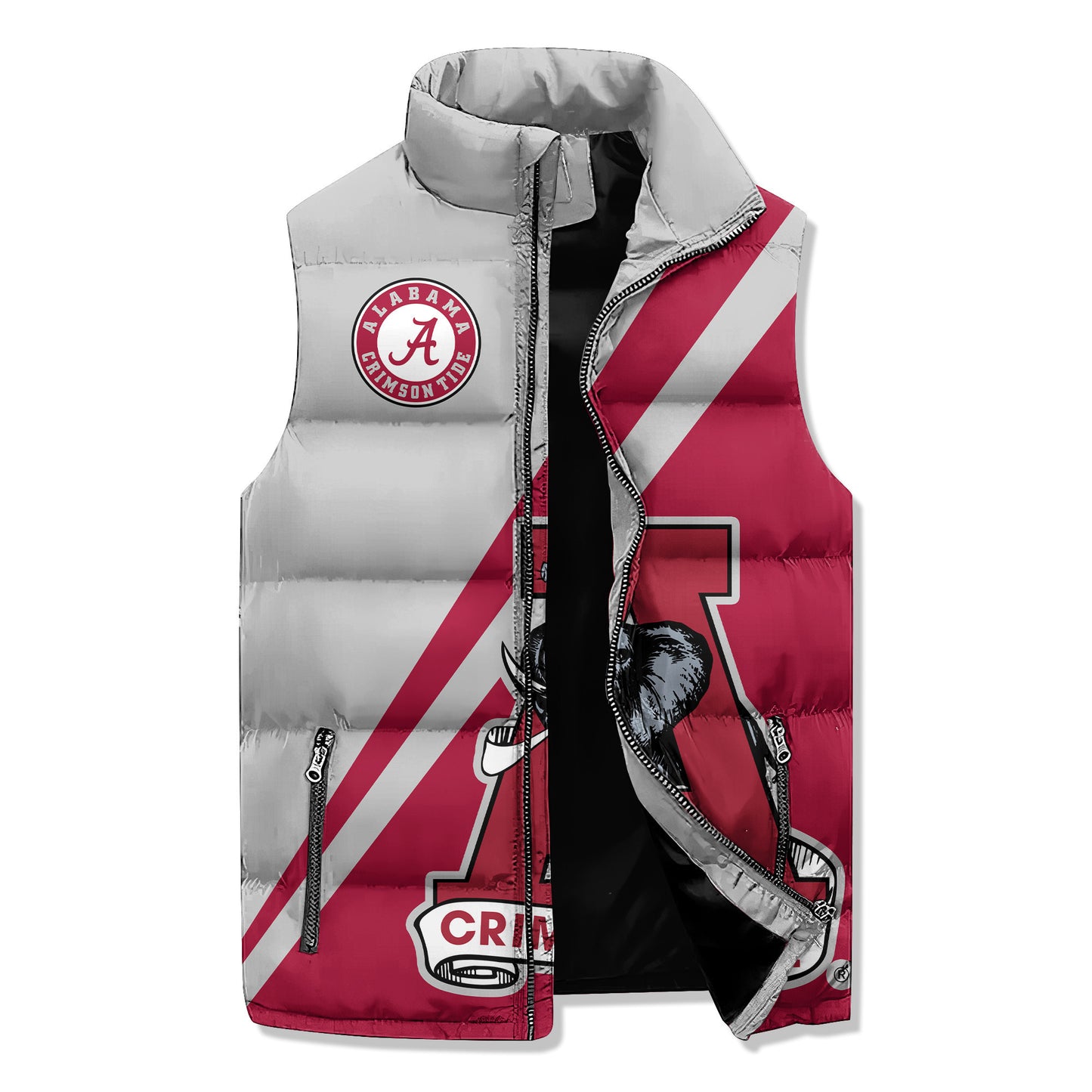 Alabama Crimson Tide Premium Sleeveless Puffer Jacket New Collection AZBTSPFJ000056
