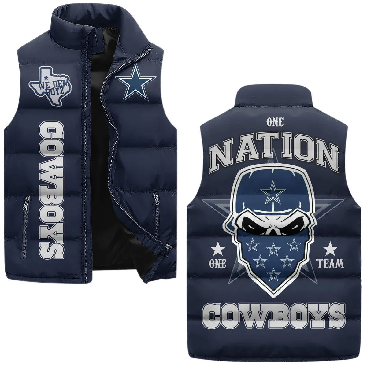 Dallas Cowboys Premium Sleeveless Puffer Jacket New Collection AZBTSPFJ000006