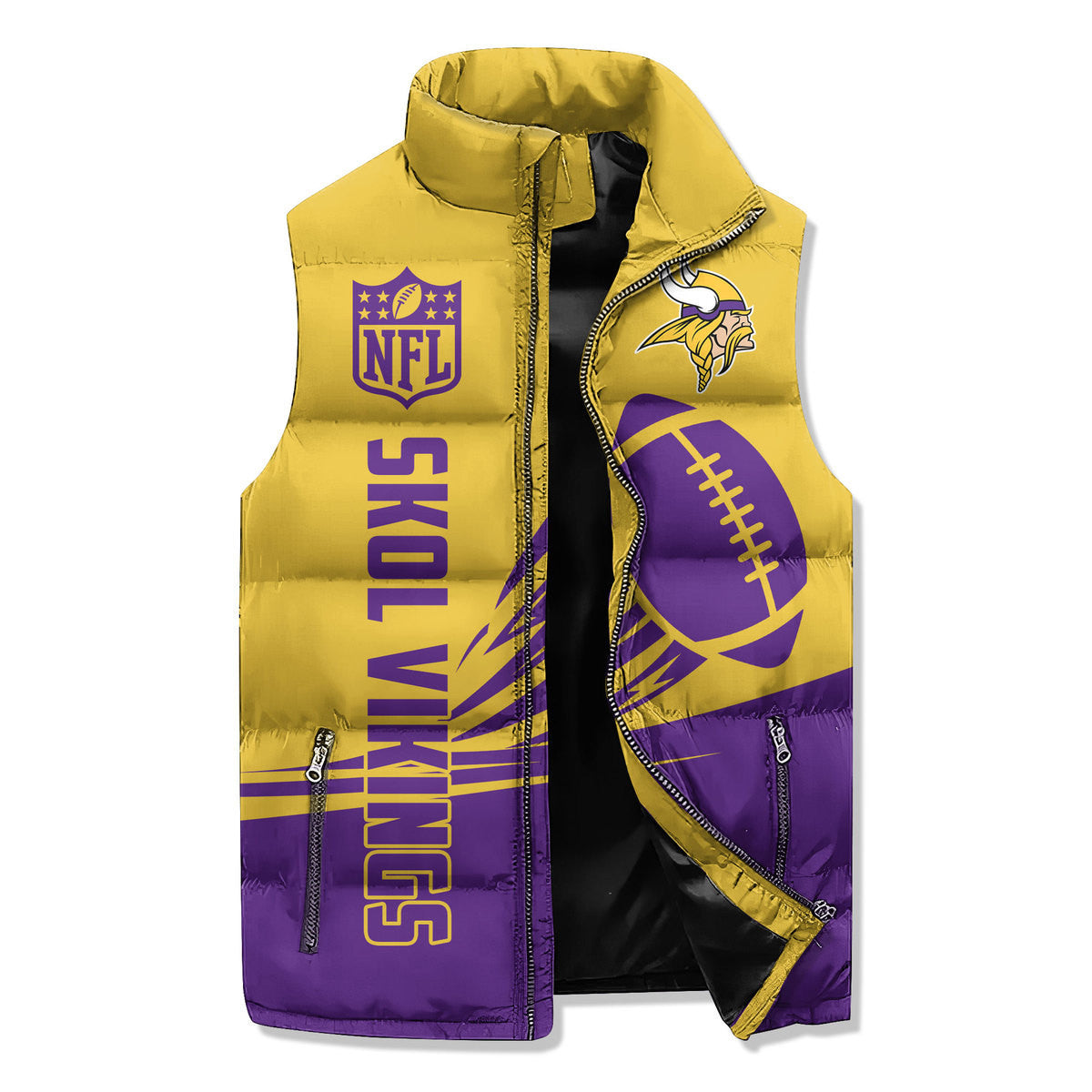 Minnesota Vikings Premium Sleeveless Puffer Jacket New Collection AZBTSPFJ000007