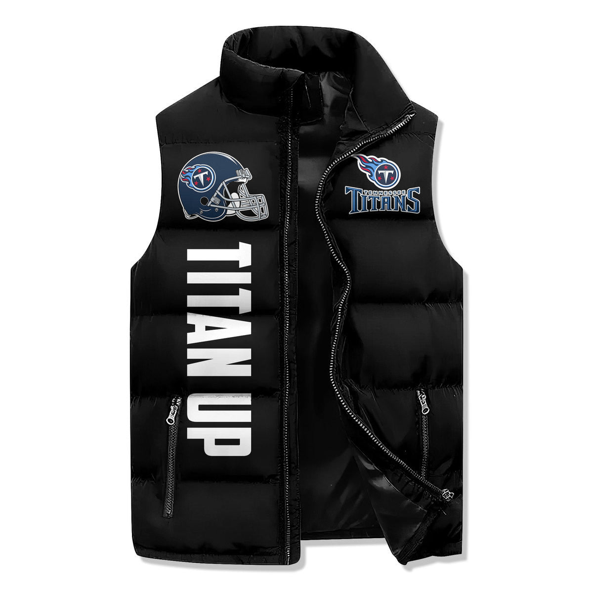 Tennessee Titans Premium Sleeveless Puffer Jacket New Collection AZBTSPFJ000043