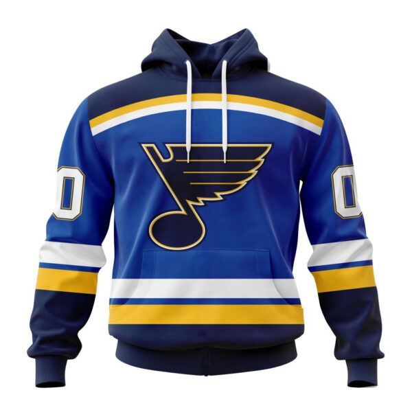 St. Louis Blues New Thicken Hoodie Personalized Letters Number AZBTCMHD000119