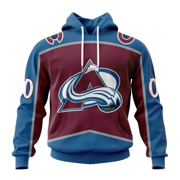 Colorado Avalanche New Thicken Hoodie Personalized Letters Number AZBTCMHD000138