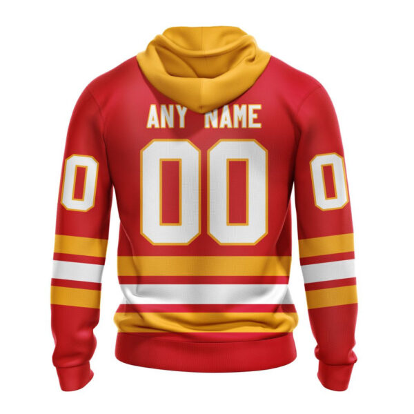 Calgary Flames New Thicken Hoodie Personalized Letters Number AZBTCMHD000141