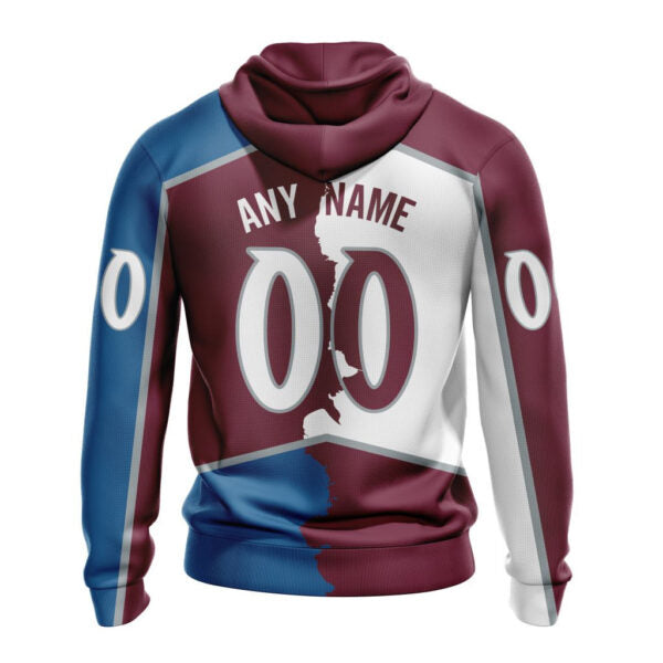 Colorado Avalanche New Thicken Hoodie Personalized Letters Number AZBTCMHD000150