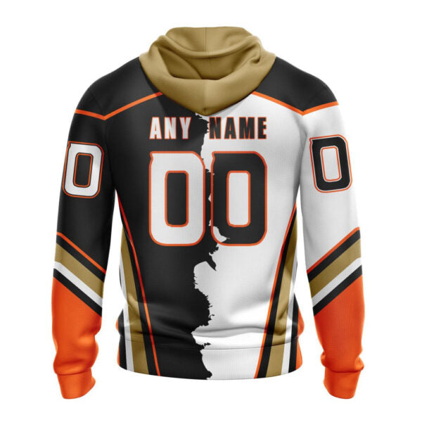 Anaheim Ducks New Thicken Hoodie Personalized Letters Number AZBTCMHD000097