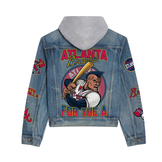 Aanta Braves Premium Hooded Denim Jacket New Collection AZBTHDJ000552