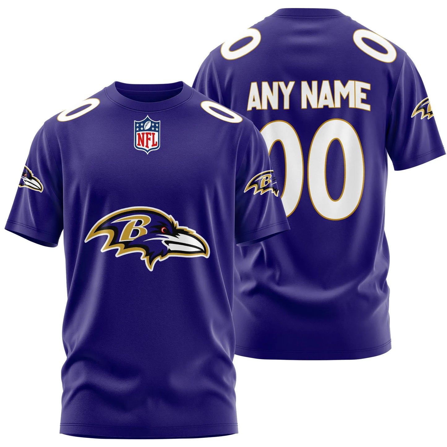 Baltimore Ravens Customized Premium T-Shirt 02