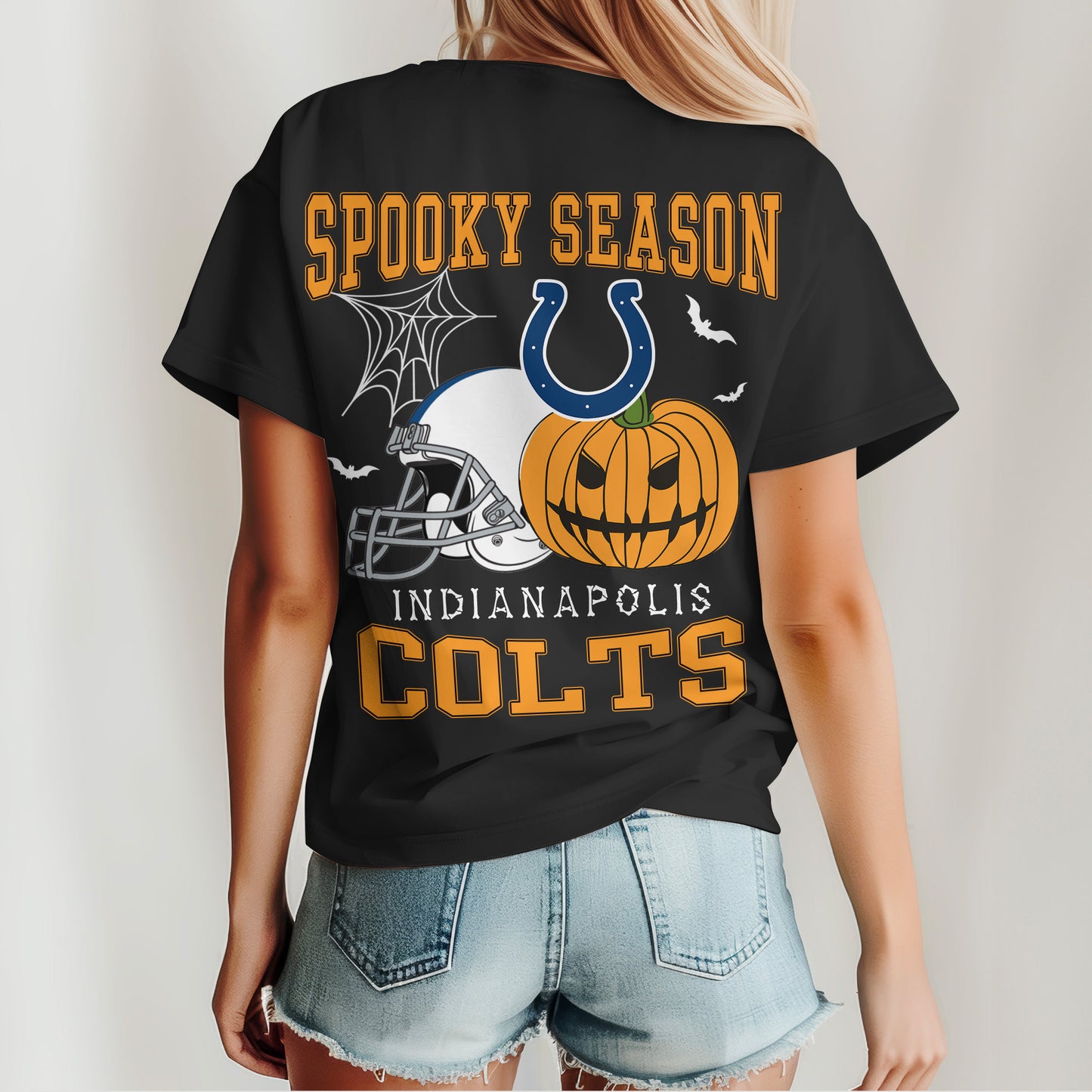 Indianapolis Colts x Halloween Custom 3D T-Shirt NA115