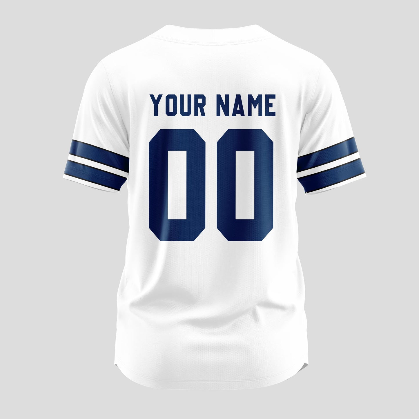 Dallas Cowboys Classic Baseball Jersey Customize Your Name & Number AZEMBJS000115