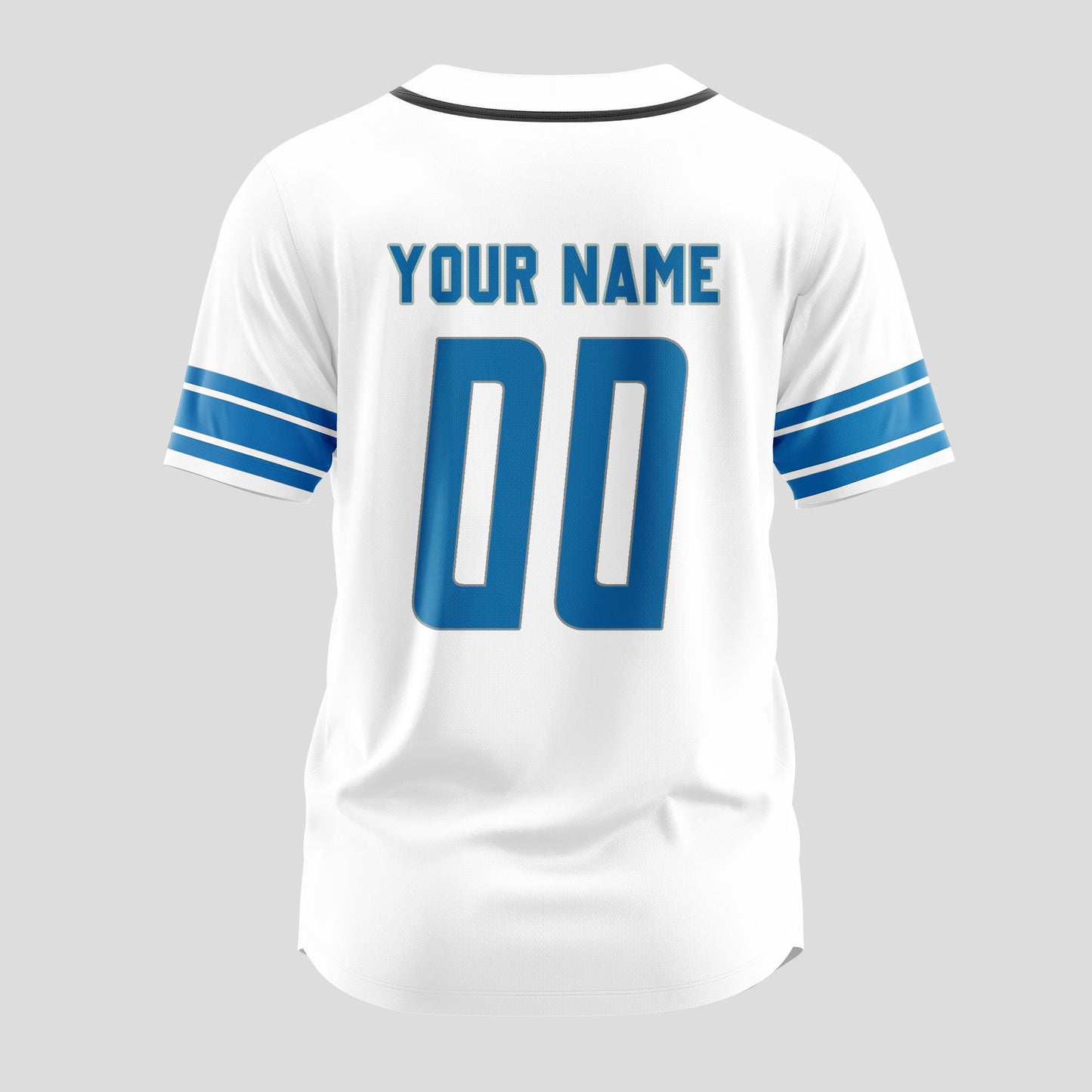 Detroit Lions Classic Baseball Jersey Customize Your Name & Number AZEMBJS000009