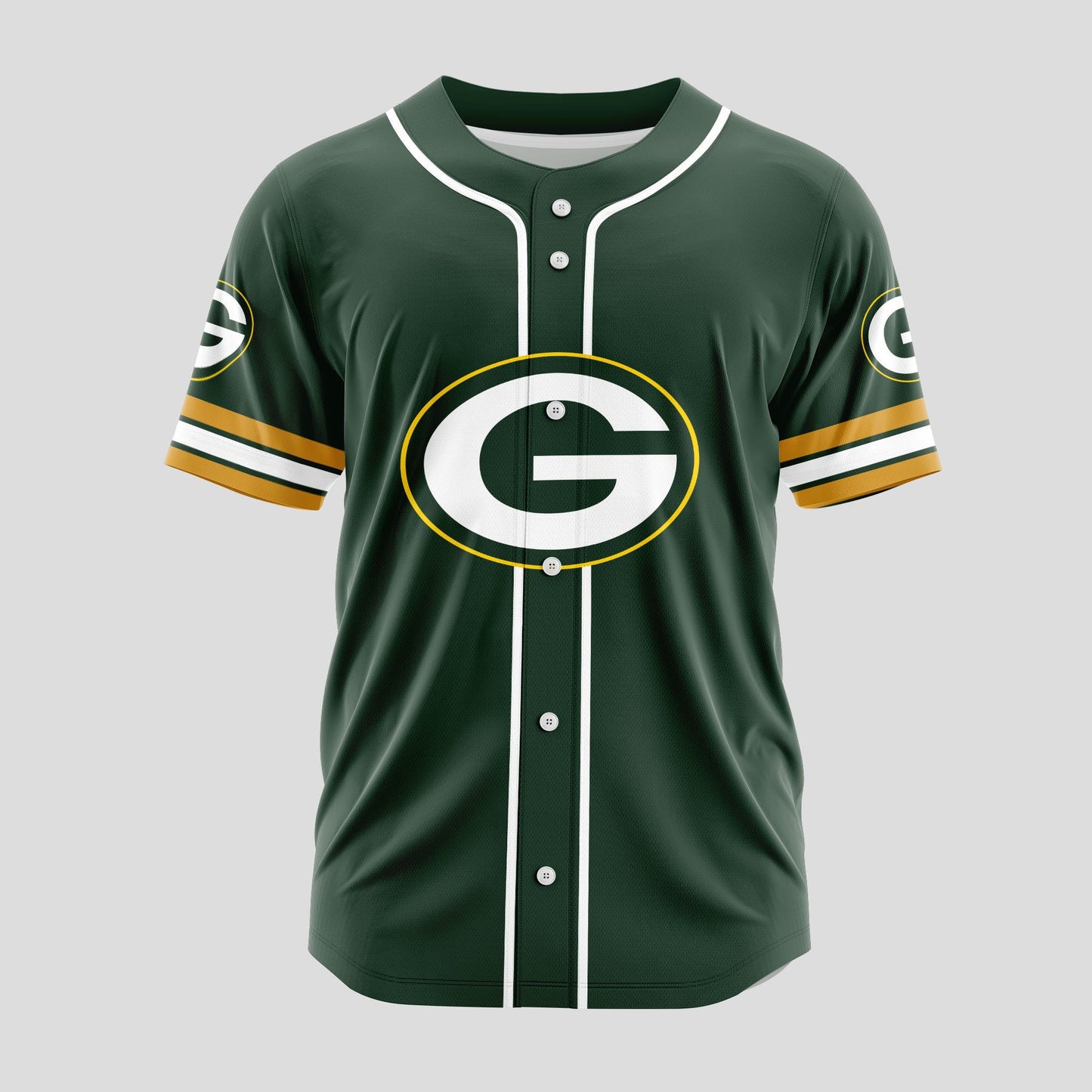 Green Bay Packers Classic Baseball Jersey Customize Your Name & Number AZEMBJS000014