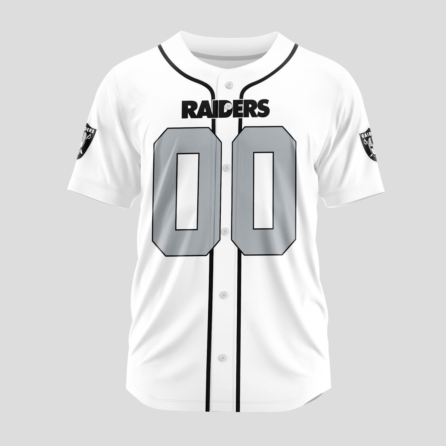 Las Vegas Raiders Classic Baseball Jersey Customize Your Name & Number AZEMBJS000028
