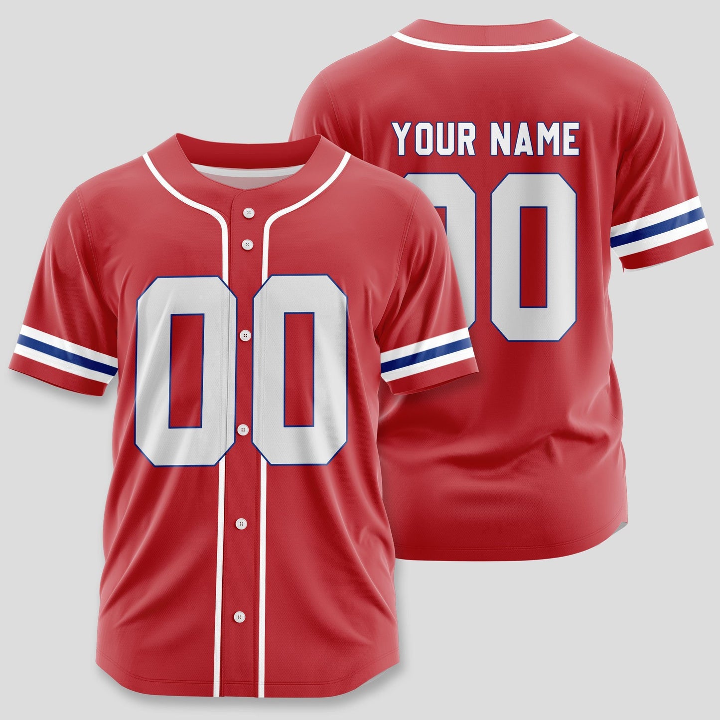 New England Patriots Classic Baseball Jersey Customize Your Name & Number AZEMBJS000050