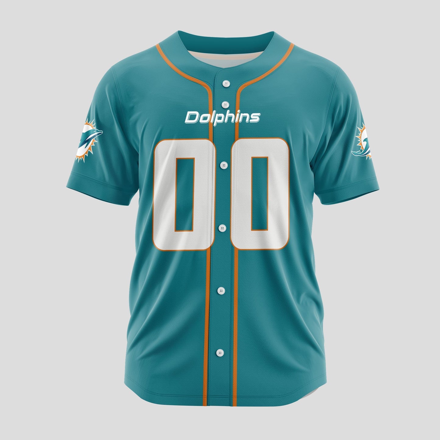 Miami Dolphins Classic Baseball Jersey Customize Your Name & Number AZEMBJS000063