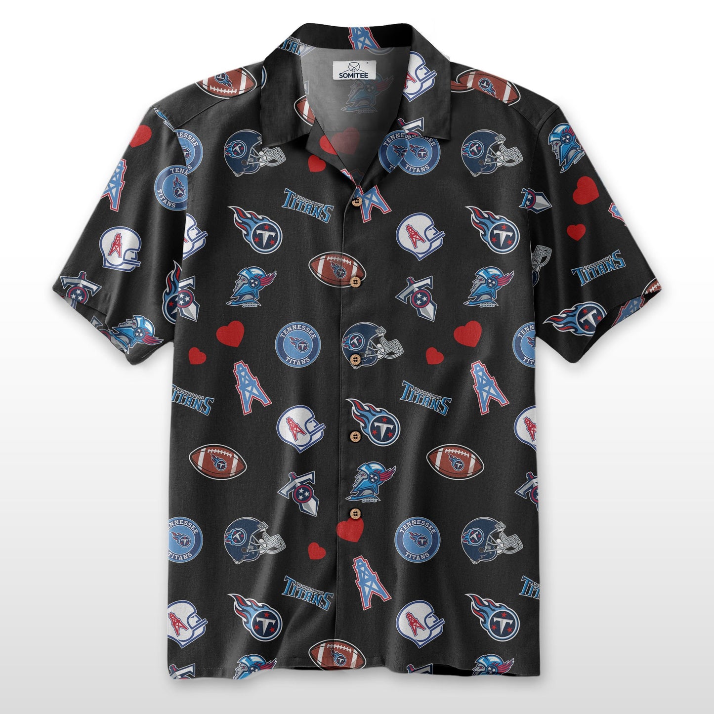 Tennessee Titans Personalized Hawaiian Shirt 100% Cotton AZBTHWSS000025