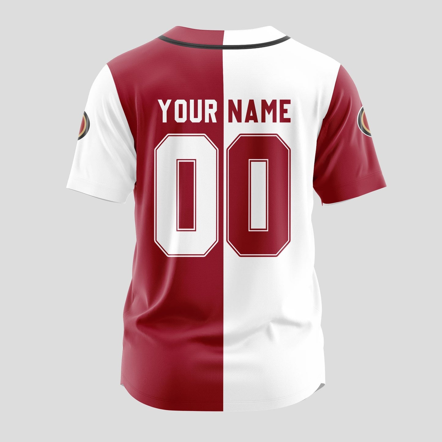 San Francisco 49ers Classic Baseball Jersey Customize Your Name & Number AZEMBJS000072