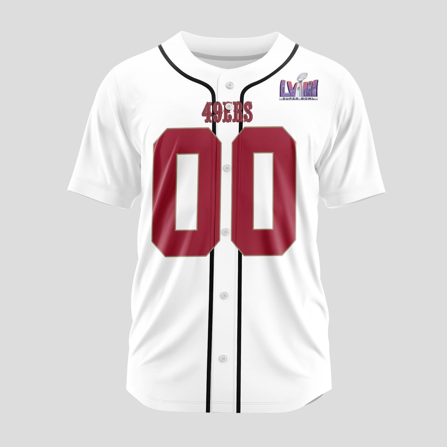 San Francisco 49ers Classic Baseball Jersey Customize Your Name & Number AZEMBJS000079