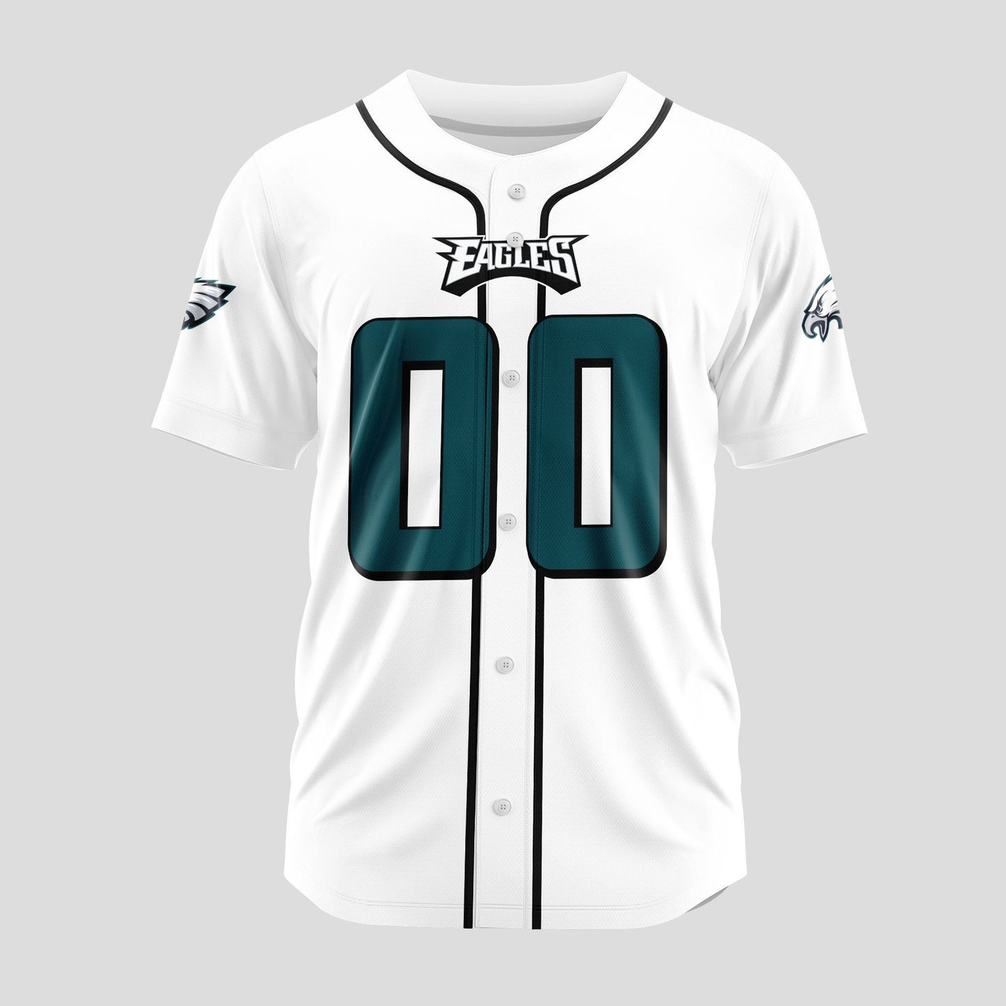 Philadelphia Eagles Classic Baseball Jersey Customize Your Name & Number AZEMBJS000094