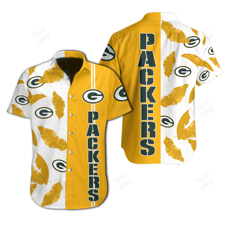 Green Bay Packers Hawaii Shirt & Shorts BG76