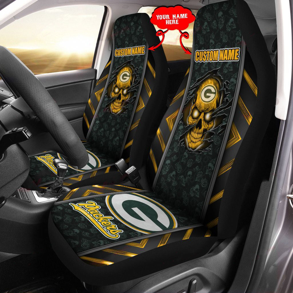 Green Bay Packers Personalized Car Seat Covers BG449
