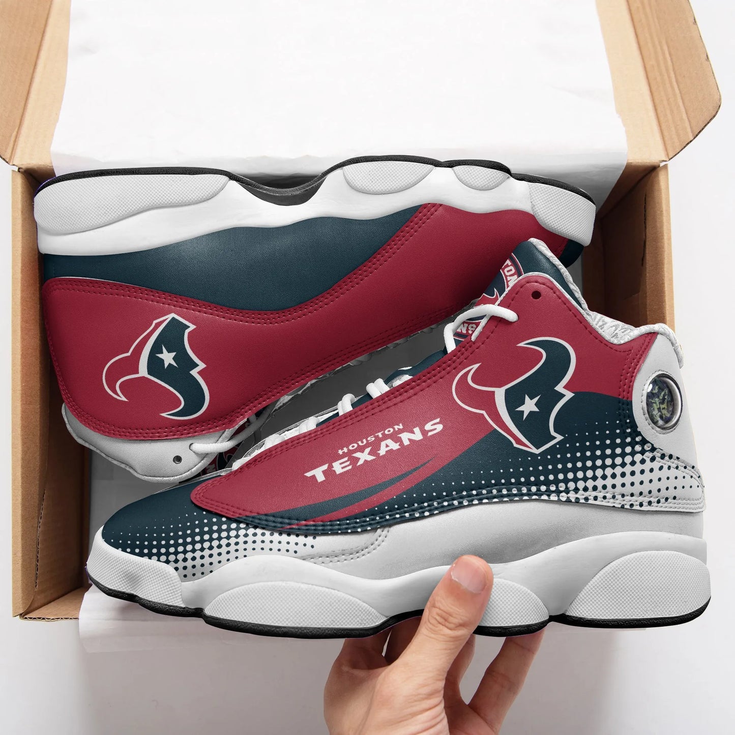 Houston Texans Air JD13 Sneakers 665