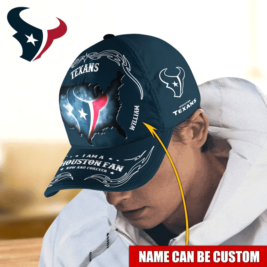 Houston Texans Baseball Caps Custom Name