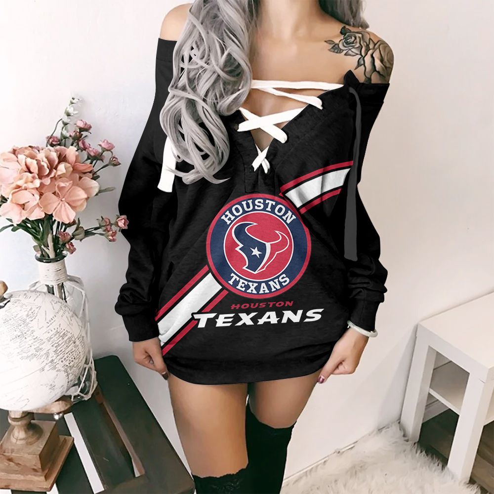 Houston Texans Lace-Up Sweatshirt 49