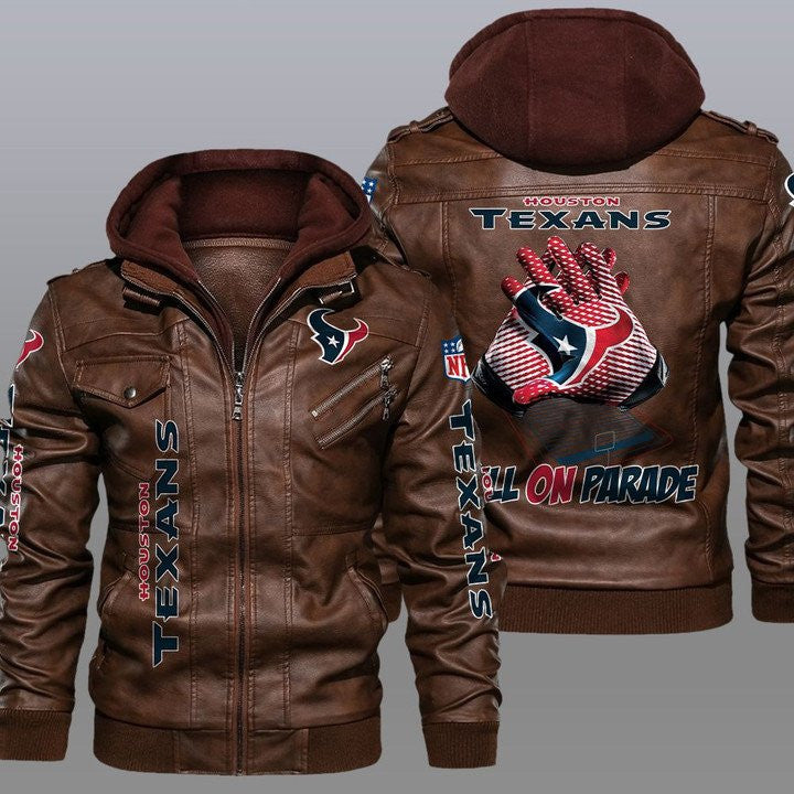 Houston Texans Leather Jacket 13