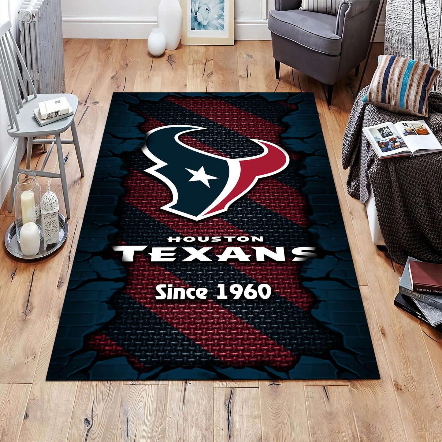 Houston Texans Rectangle Rug BGRERUG134
