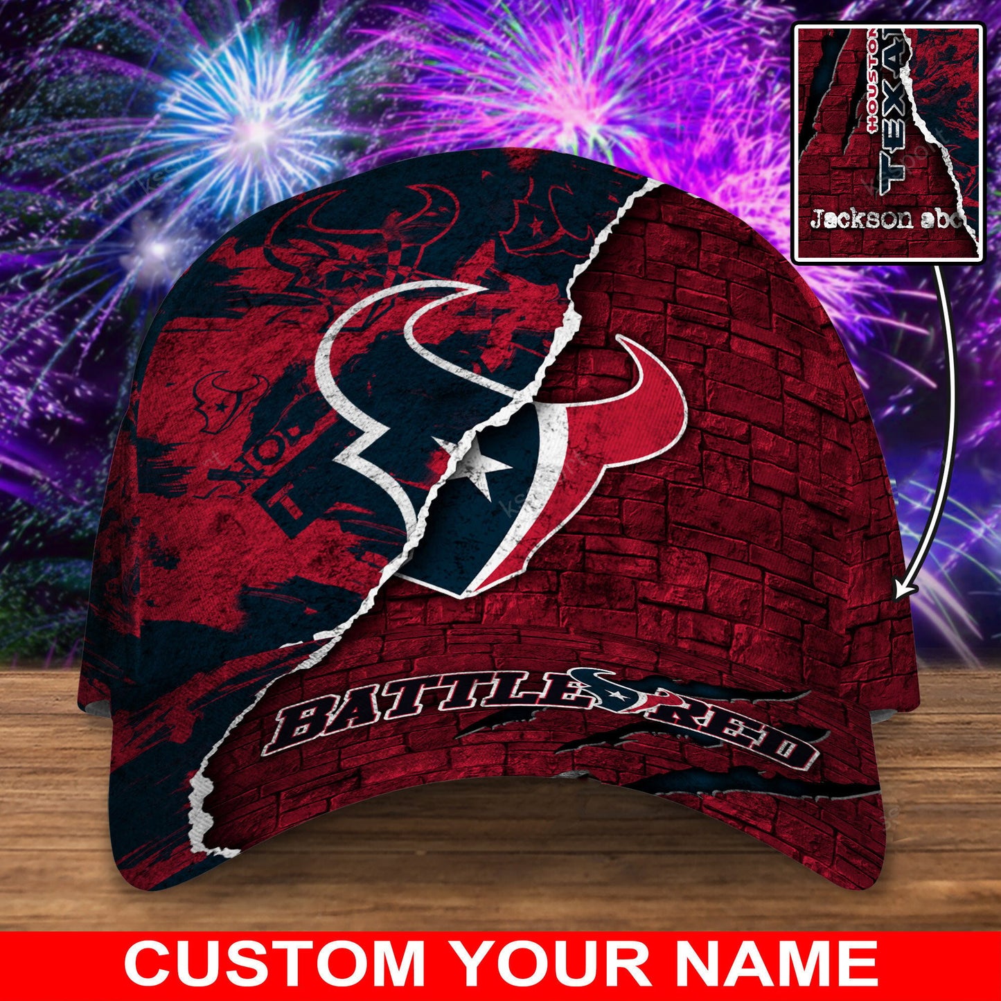 Houston Texans Personalized Classic Cap BG827