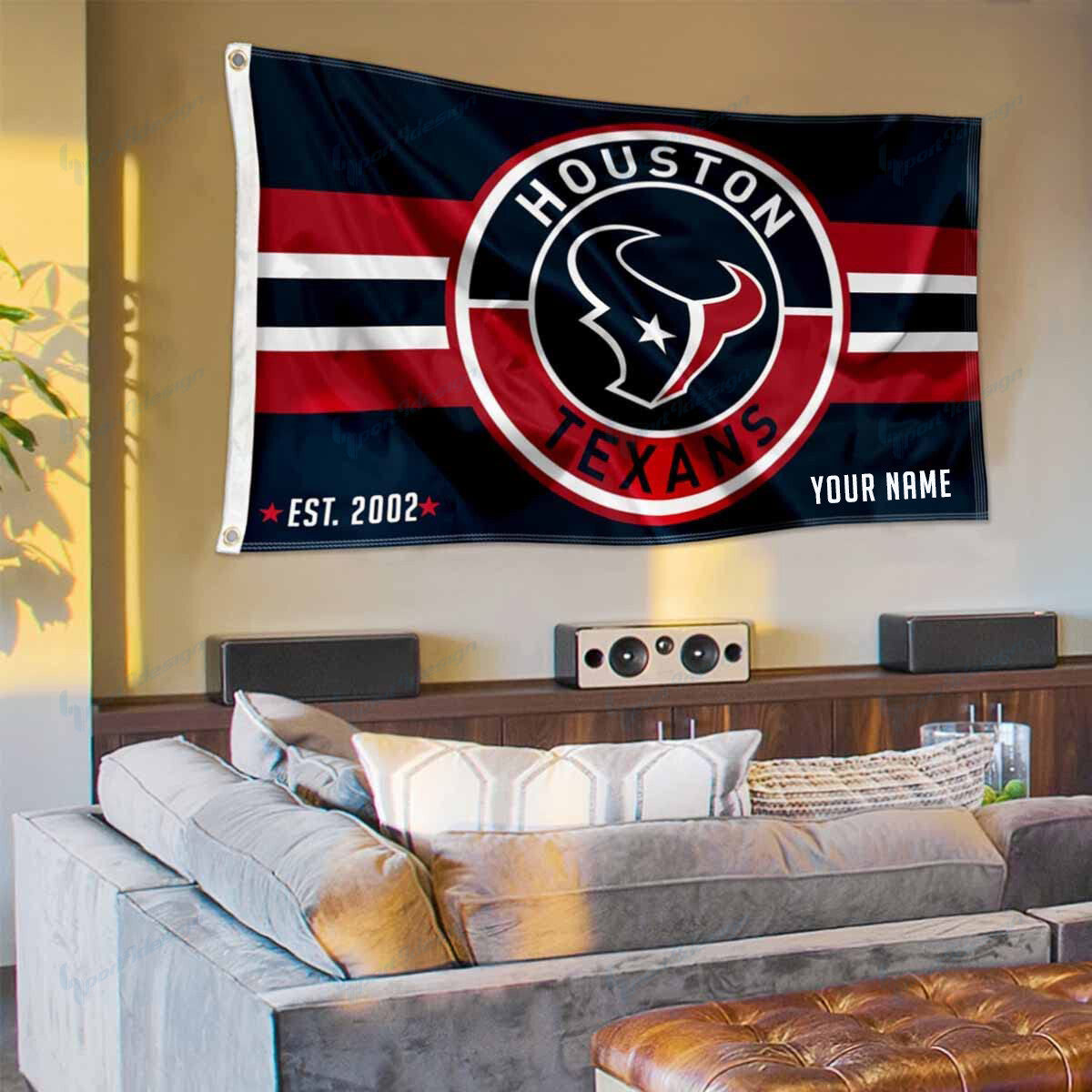 Houston Texans Personalized Flag 179