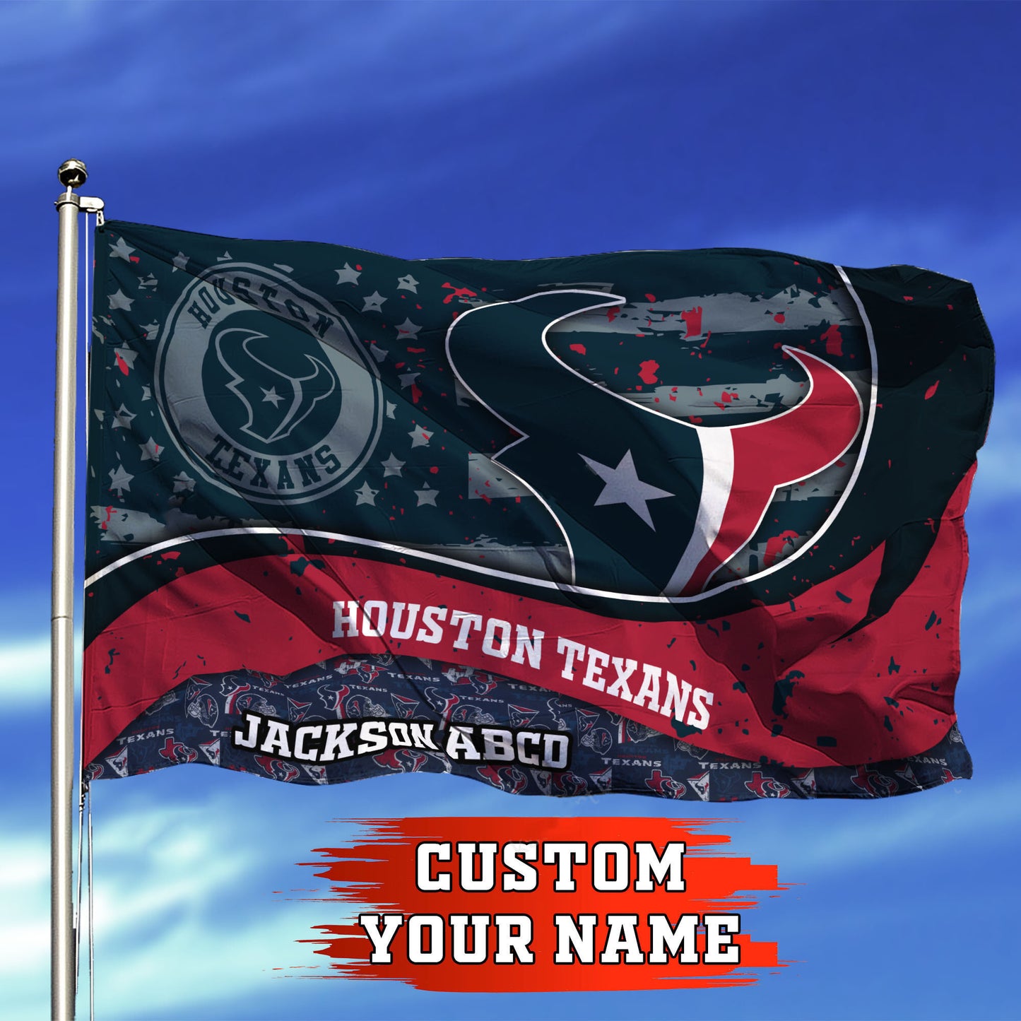 Houston Texans Personalized Flag 317