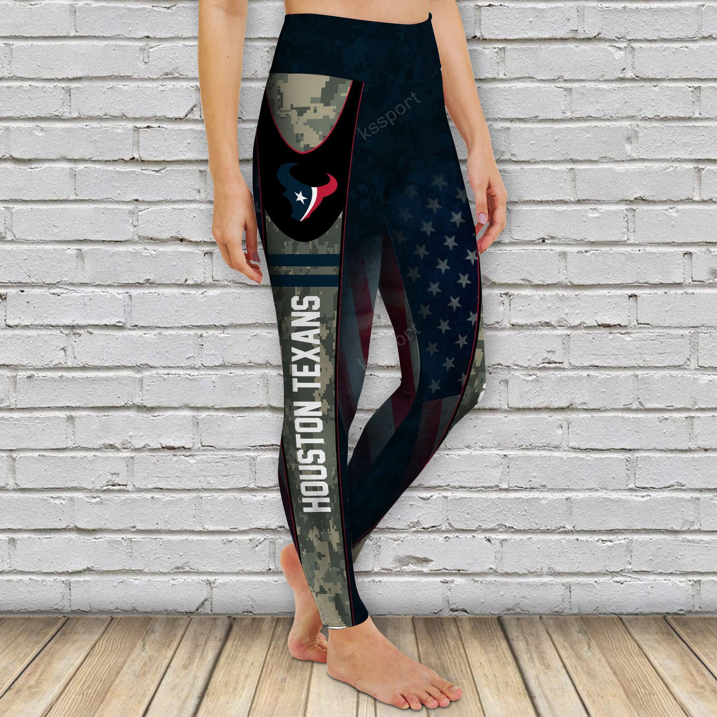 Houston Texans Personalized Leggings And Hoodie BG75