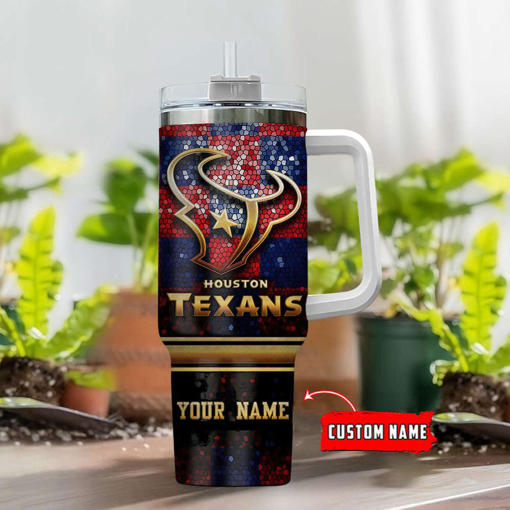 Houston Texans Personalized Limited Edition Sport Fan Gift 40oz Tumbler AZC40OZT091