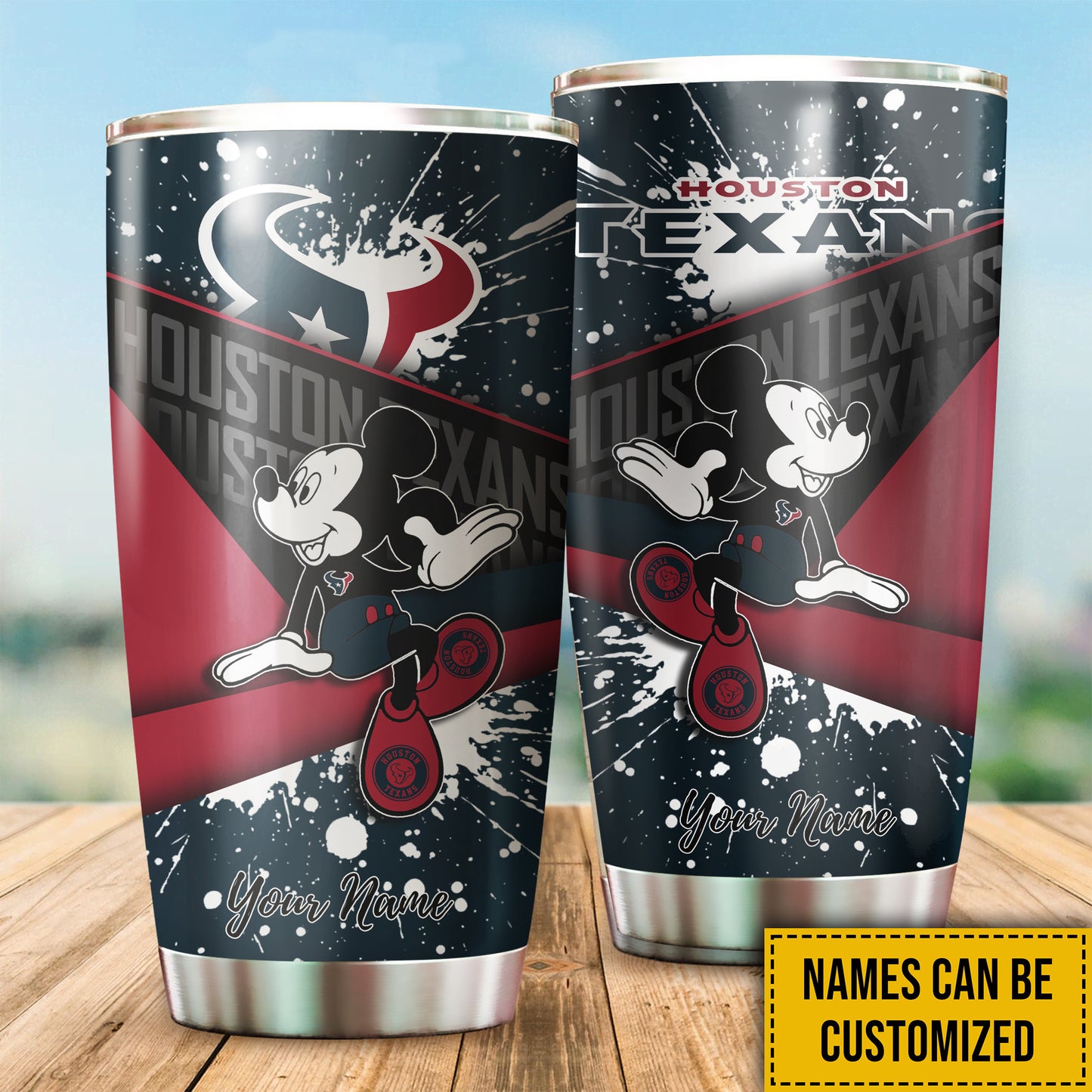 Houston Texans Personalized Tumbler BG278