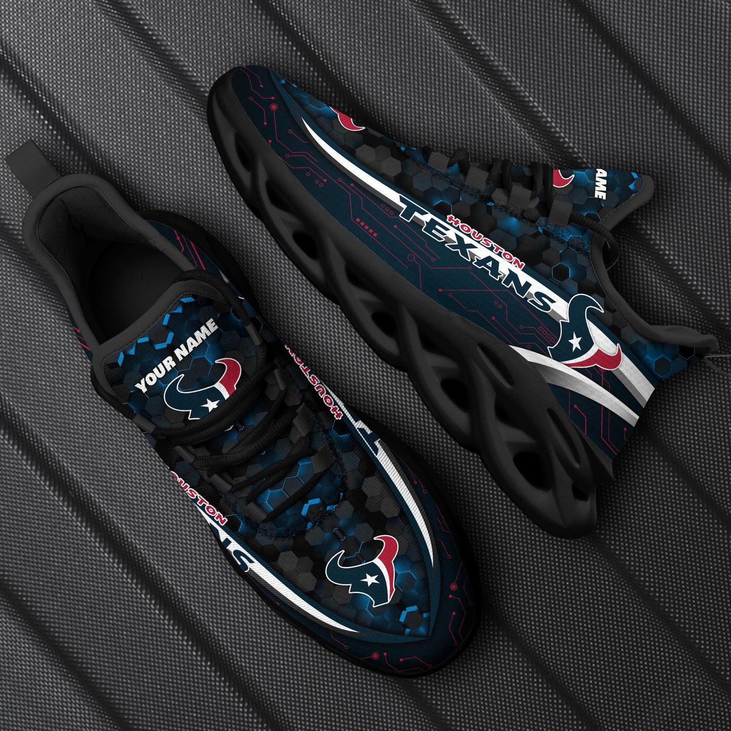 Houston Texans Personalized Yezy Running Sneakers 95